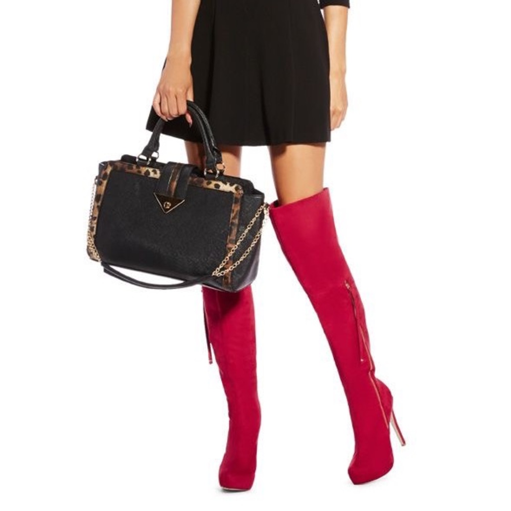 Ballantine knee high boots with tassels